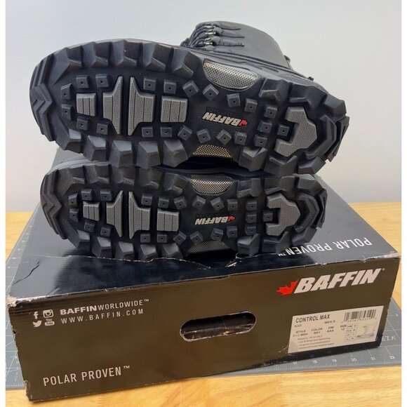 Baffin Men's Control Max Insulated Waterproof Winter Boots Black Sz. 12 new - Picture 8 of 10